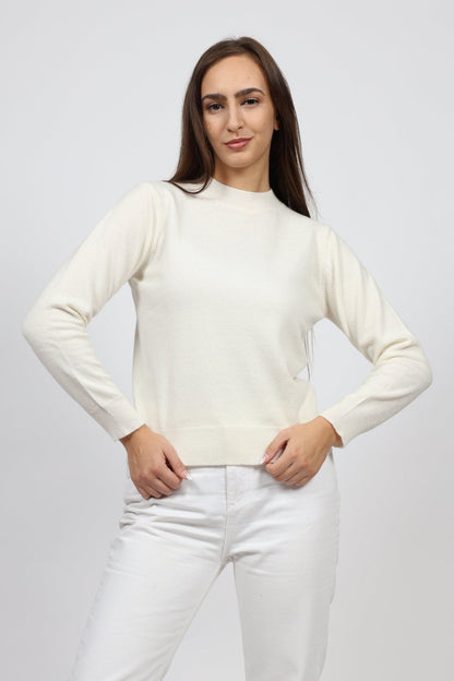 Women's Sweater, White
