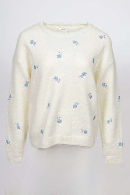 Дамски Пуловер, Екрю Andy & Lucy Paris Roberto Fashion Store Sweater ANL1311SWEWHIPLMSM S - M
