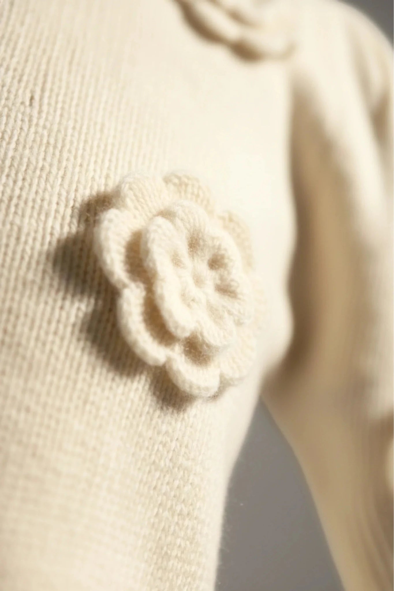 Дамски Пуловер на цветя, Бежов Roberto Fashion Roberto Fashion Store Sweater JNJ0202SWEWHIFLOTU TU