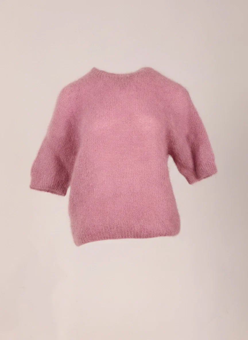 Дамски Пуловер с мохер, Розов Gold&Gold Roberto Fashion Store Sweater GNG2601SWEPINKNI TU