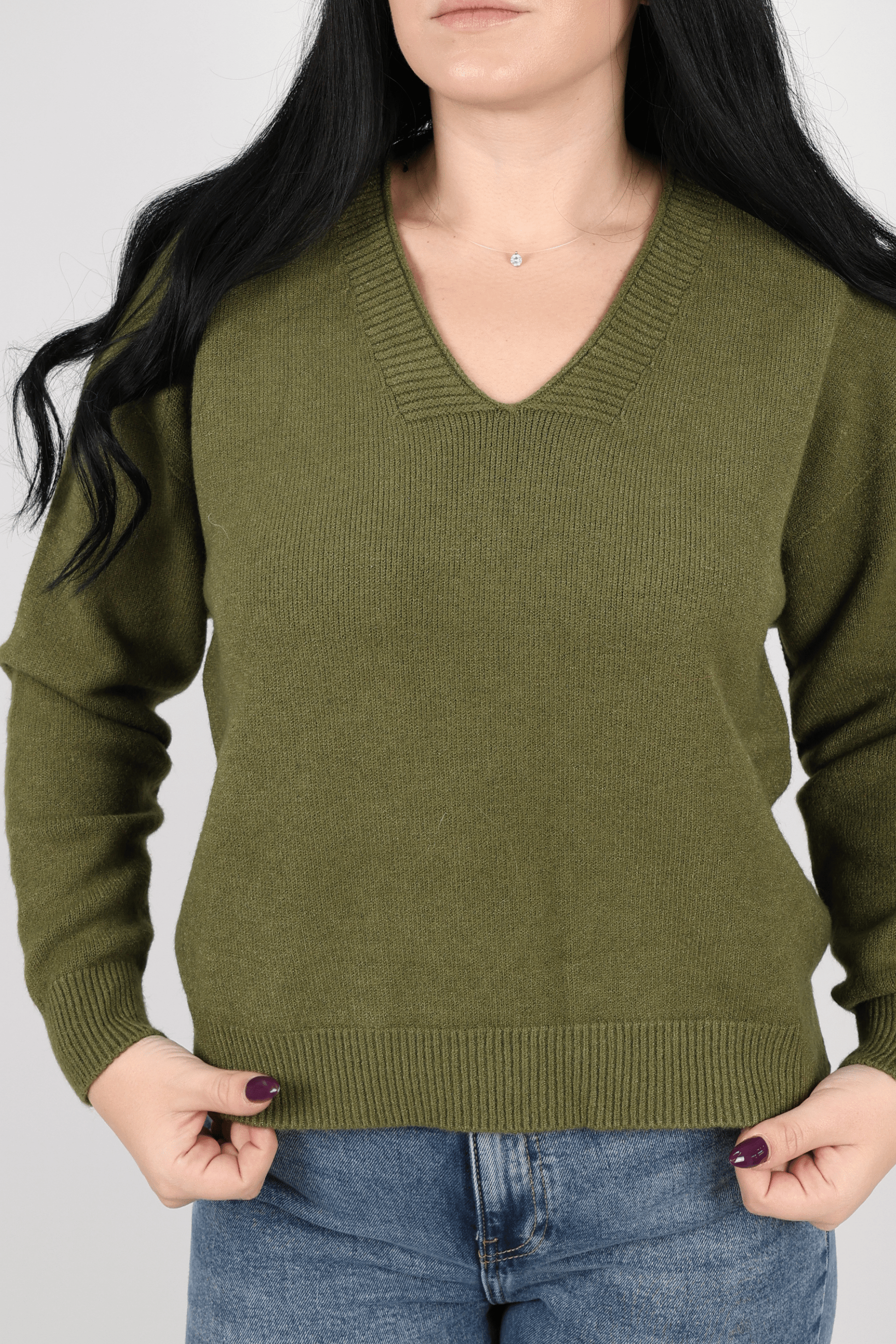 Дамски Пуловер, Зелен Roberto Fashion Store Sweater Y6Z7A839 TU Green