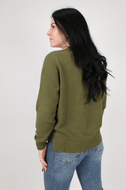 Дамски Пуловер, Зелен Roberto Fashion Store Sweater Y6Z7A839 TU Green