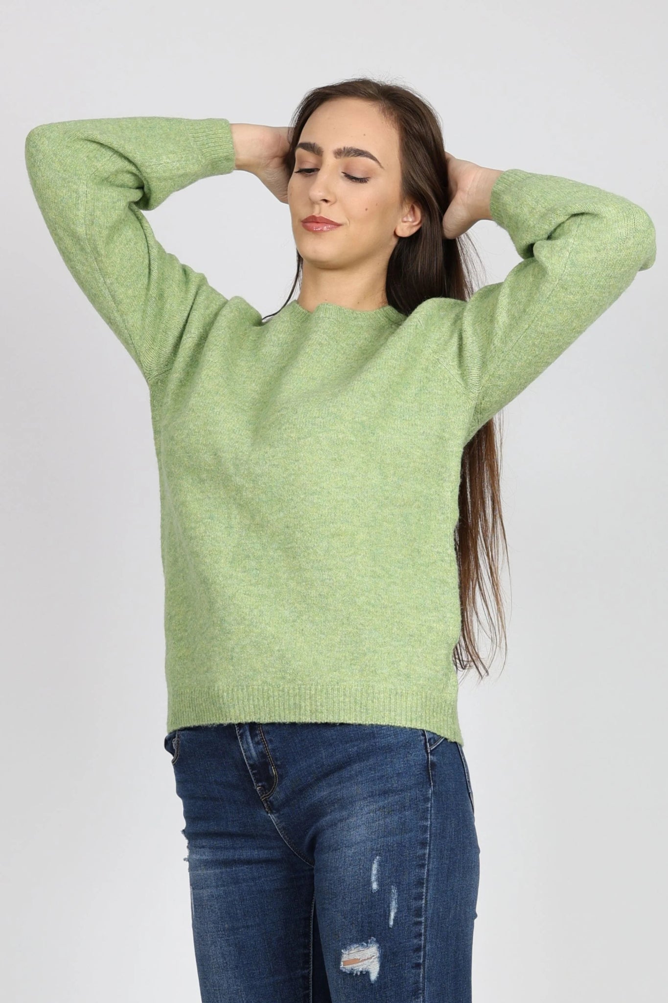 Дамски Пуловер, Зелен Andy & Lucy Paris Roberto Fashion Store Sweater ANL1311SWEGRNPAMSM S - M