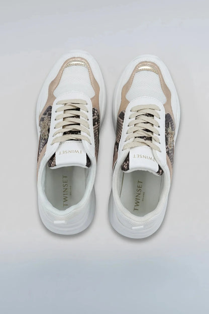Дамски Сникърси, Бял Twinset Roberto Fashion Store Sneakers 222TJT01E1040236 36