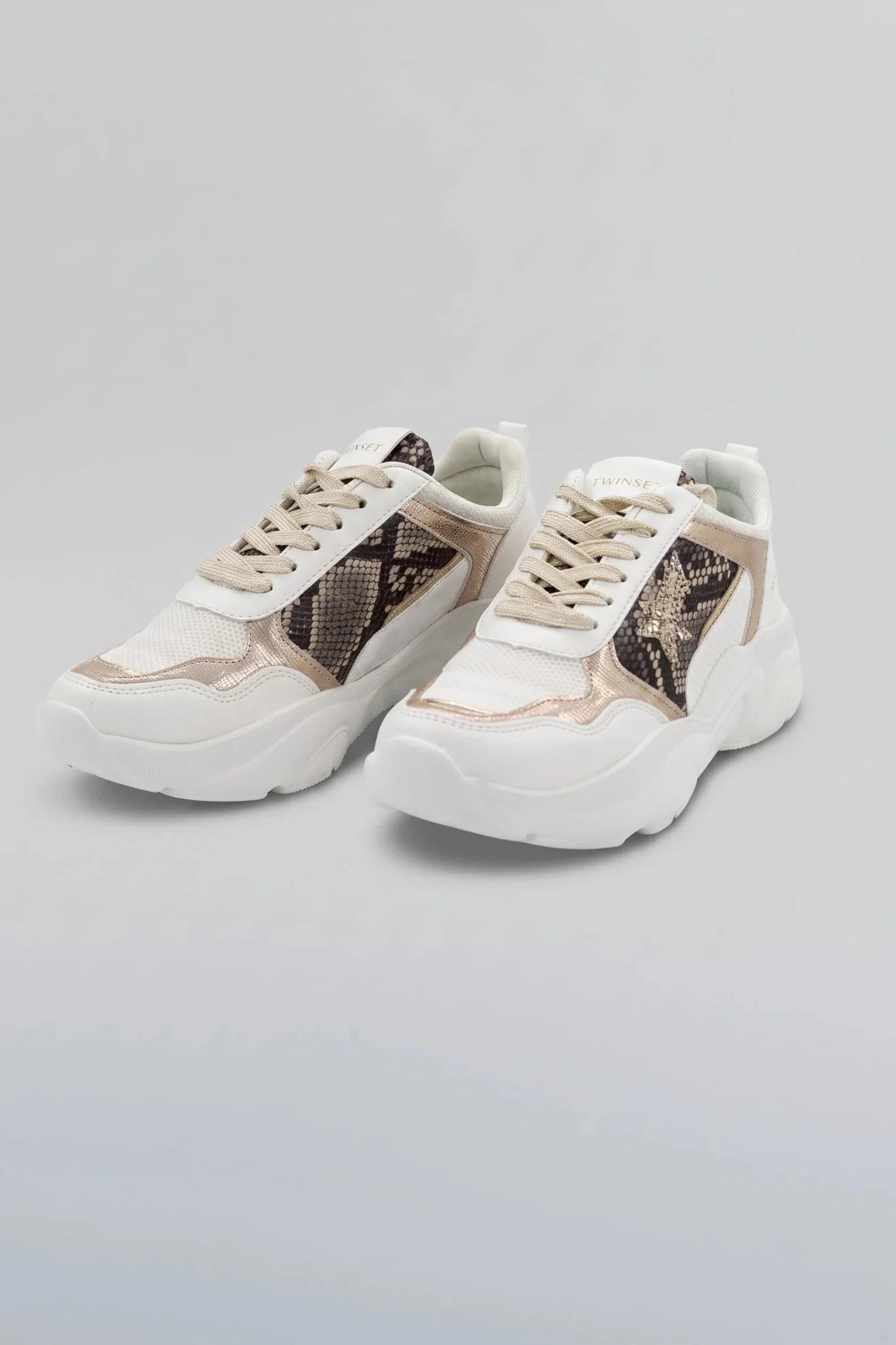 Дамски Сникърси, Бял Twinset Roberto Fashion Store Sneakers 222TJT01E1040236 36