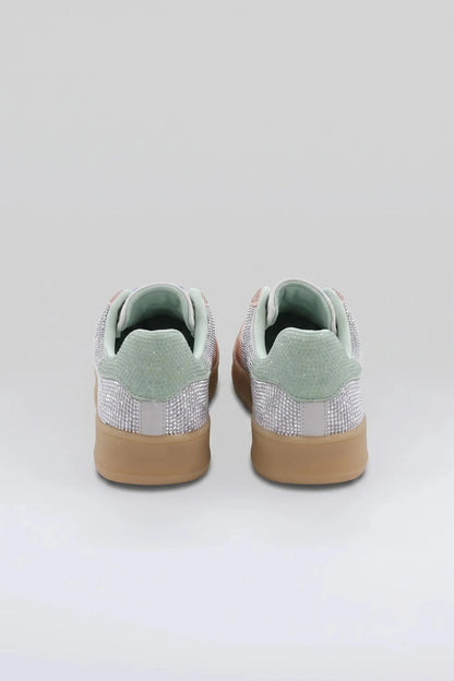 Дамски Сникърси "Champagne" с Кристали и Подметка в Телесен Цвят Gold&Gold Roberto Fashion Store Sneakers GNG2603GB1048CPGN-36 36