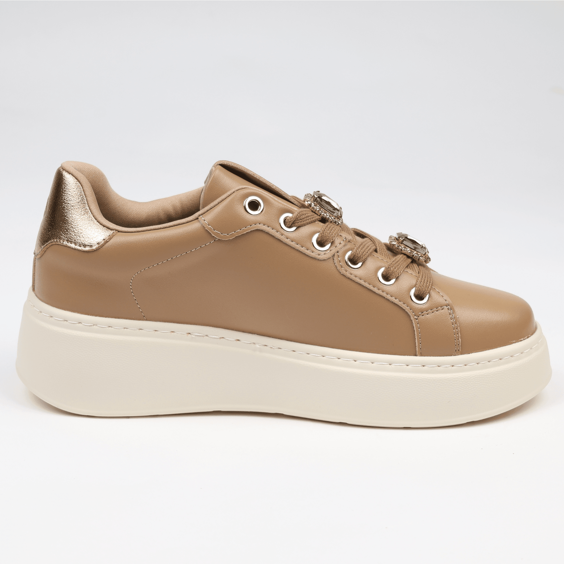 Дамски Сникърси, Камел Gold&Gold Roberto Fashion Store Sneakers GNG1110SHOCAM97136 36