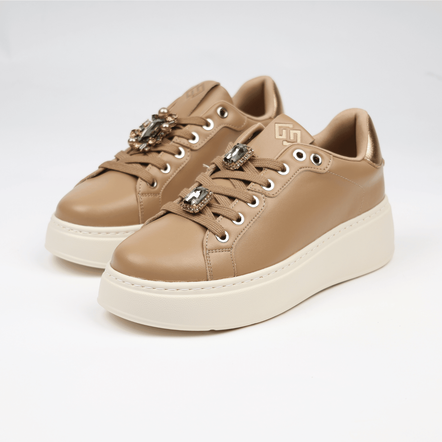 Дамски Сникърси, Камел Gold&Gold Roberto Fashion Store Sneakers GNG1110SHOCAM97136 36