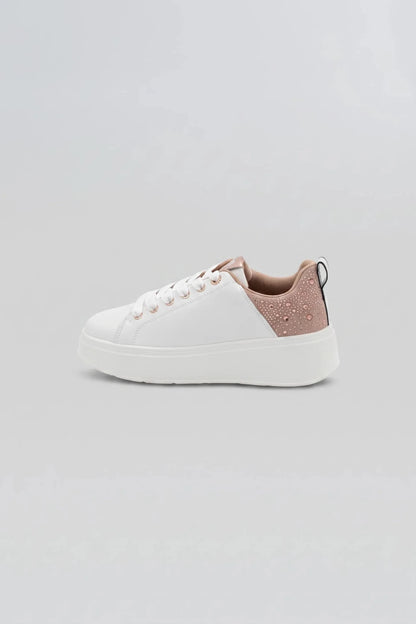 Дамски Сникърси с камъни, Бял Gold&Gold Roberto Fashion Store Sneakers GNG1012SNKWHISTO36 36
