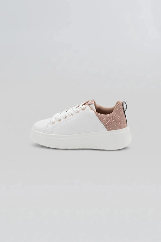 Дамски Сникърси с камъни, Бял Gold&Gold Roberto Fashion Store Sneakers GNG1012SNKWHISTO36 36
