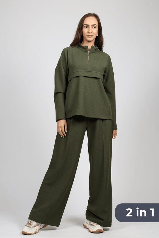 Women's 2-piece Sports Set, Green