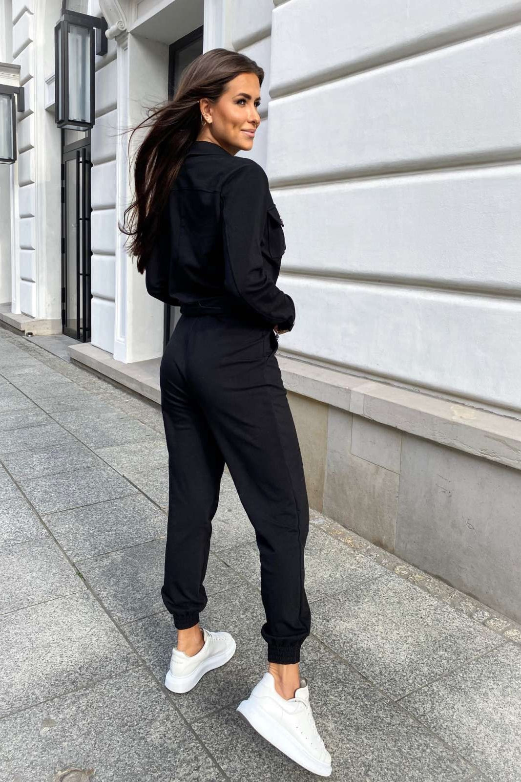 Дамски три части дрес комплект - елегантен черен стил за всяка повод LaBalancia Roberto Fashion Store Shirt 5907378502226 Uniwersalny