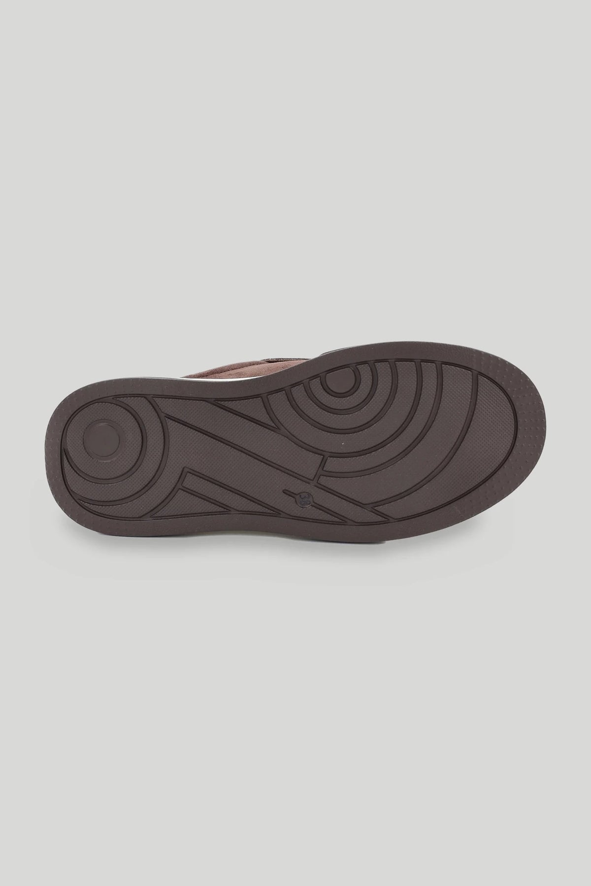 Дамски велурени сникърси на масивна платформа с бяла пета - кафяви Gold&Gold Roberto Fashion Store Sneakers GNG0926SHOBRNGB1140-36 36