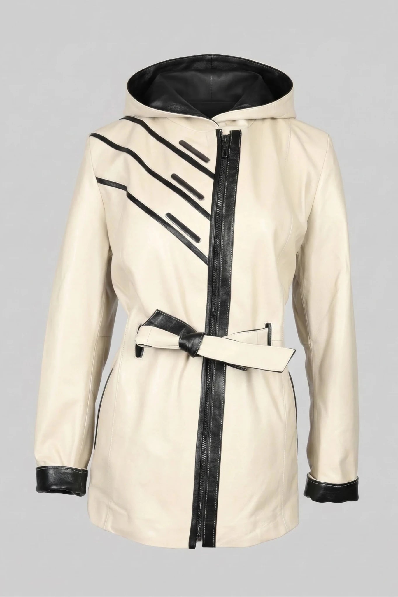 Дамско Кожено Яке, Бежов Roberto&Co Roberto Fashion Store Jacket LEA2511JCKBEIBLTM XS