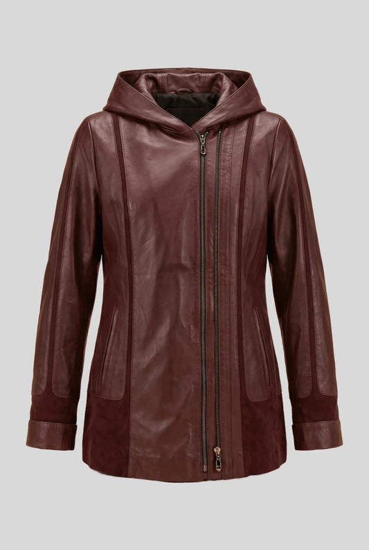 Дамско кожено яке Siena, червено - размери XS-XL Roberto&Co Roberto Fashion Store Jacket LEA2505JCKREDVLR-XS XS