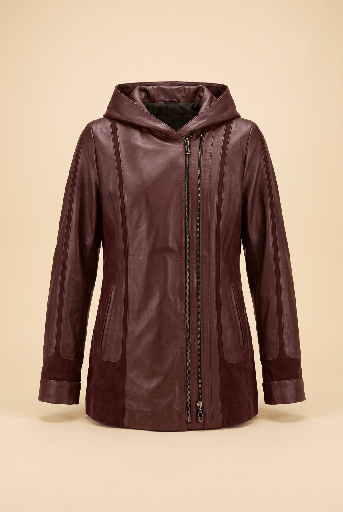 Дамско кожено яке Siena, червено - размери XS-XL Roberto&Co Roberto Fashion Store Jacket LEA2505JCKREDVLR-XS XS