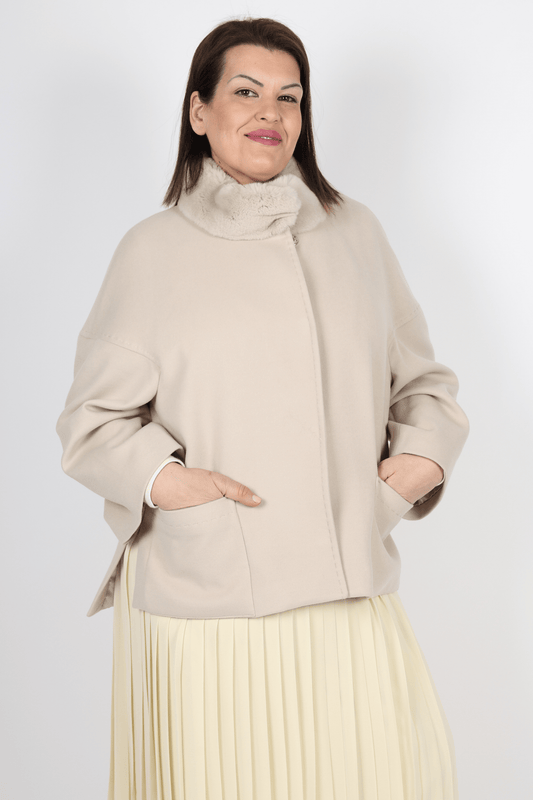 Дамско Палто, Бежов Roberto Fashion Store Coat MDLNCTBEI1203 44 EU