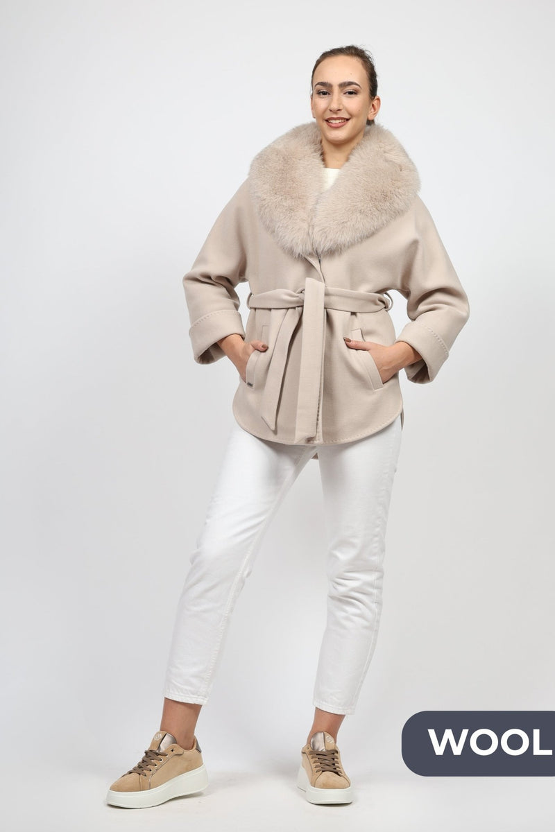Women's Coat, Beige