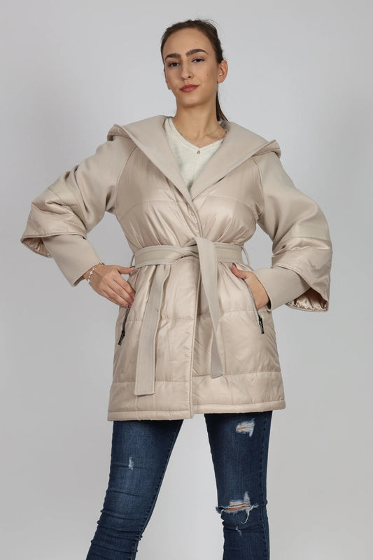 Дамско Палто, Бежов Roberto Fashion Roberto Fashion Store One piece AGS0612COABEISPT38 38