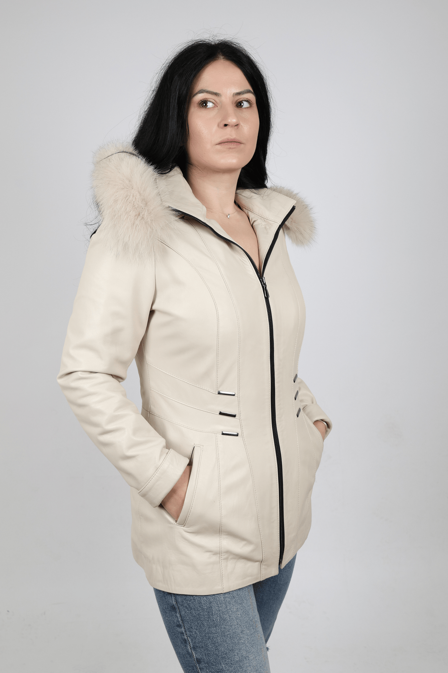 Дамско Яке, Бежов Roberto Fashion Store Jacket M INTL Beige