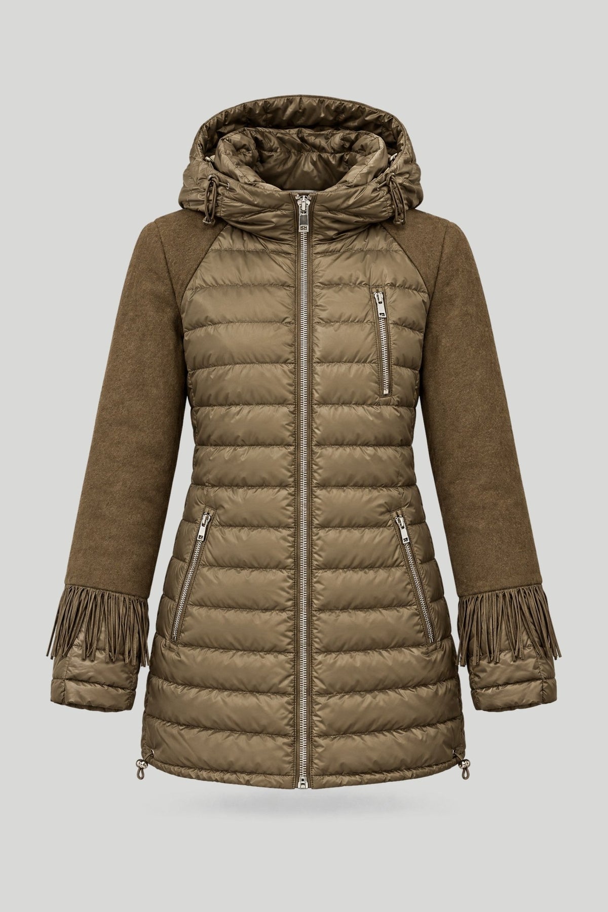 Дамско яке в кафяво - есенно-зимна колекция Roberto&Co - размери S-XL Roberto&Co Roberto Fashion Store Jacket RBF0410JKTBRNSTDS S