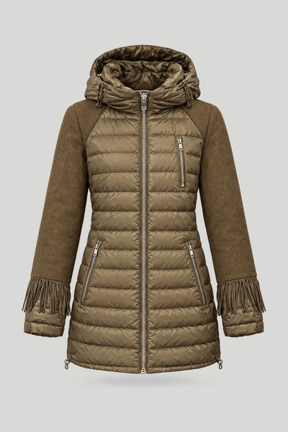 Дамско яке в кафяво - есенно-зимна колекция Roberto&Co - размери S-XL Roberto&Co Roberto Fashion Store Jacket RBF0410JKTBRNSTDS S