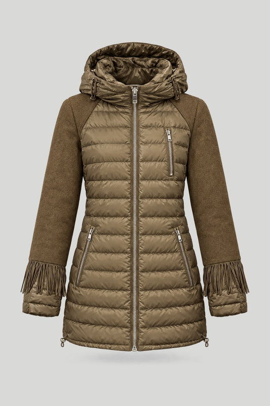 Дамско яке в кафяво - есенно-зимна колекция Roberto&Co - размери S-XL Roberto&Co Roberto Fashion Store Jacket RBF0410JKTBRNSTDS S