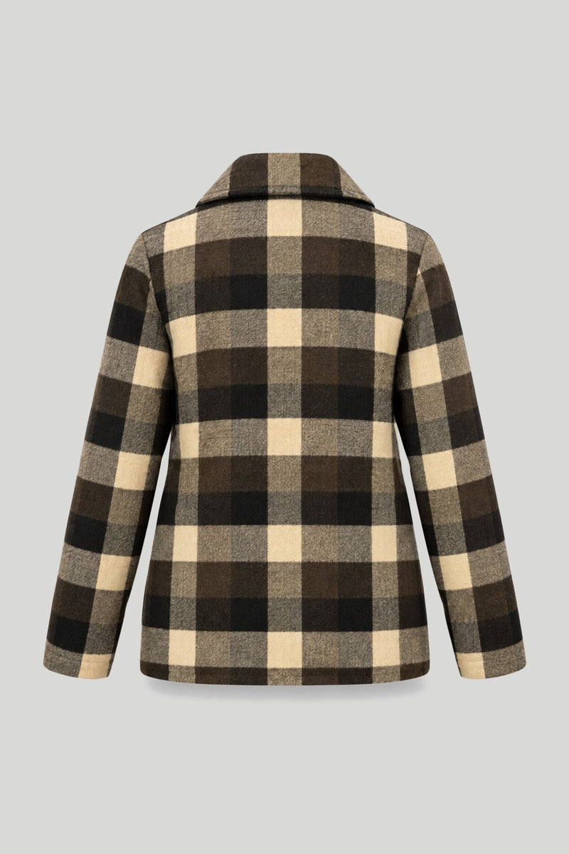 Dámske sako v hnedej farbe - jesenno-zimná kolekcia Roberto&Co - veľkosti S-XL