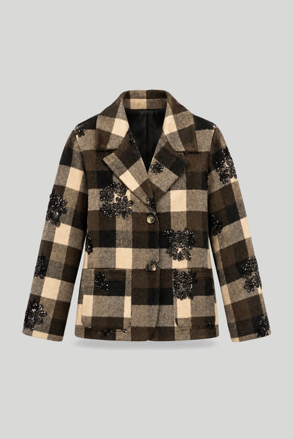 Дамско яке в кафяво - есенно-зимна колекция Roberto&Co - размери S-XL Roberto&Co Roberto Fashion Store Jacket RBF0610JKTBRNSTDS S
