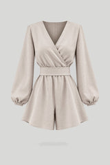 Elegante tuta da donna GLOW in beige - design moderno e raffinato