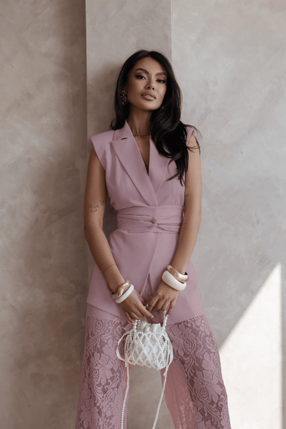 Комплект AURA - пудрено розово LaBalancia Roberto Fashion Store Set 5907378522309 M/L