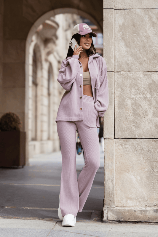Σετ BLAIR από κορδόνι, μωβ LaBalancia Roberto Fashion Store Set 5907378523993 XS/S