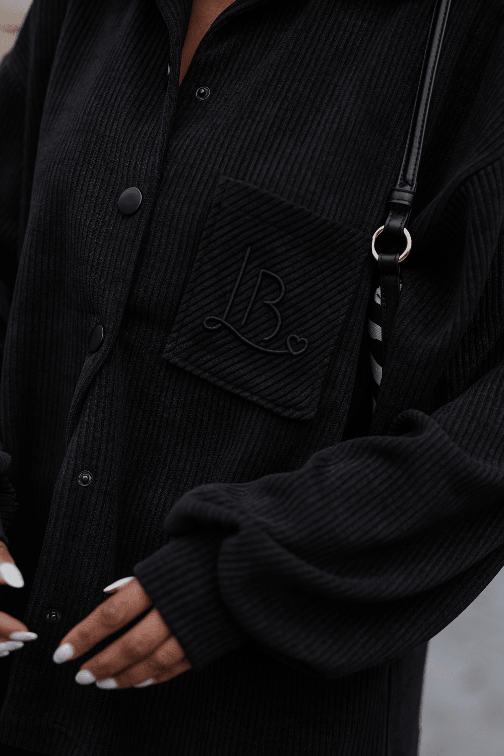 Комплект BLAIR от вельвет, черен LaBalancia Roberto Fashion Store Set 5907378524051 M/L