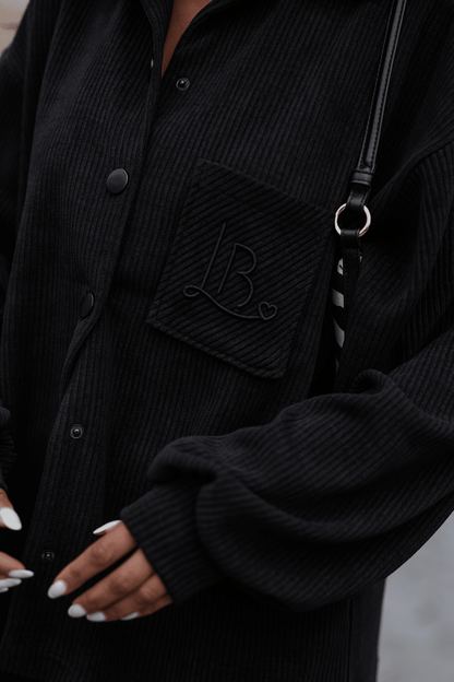 Комплект BLAIR от вельвет, черен LaBalancia Roberto Fashion Store Set 5907378524051 M/L