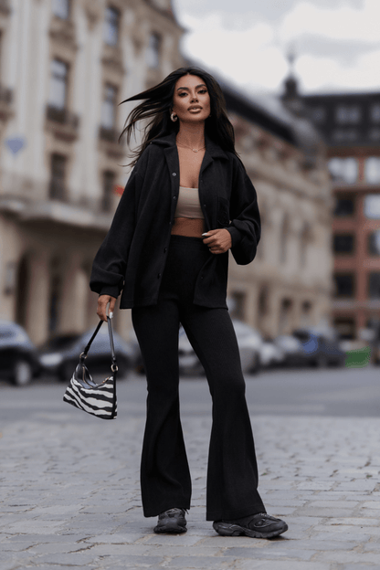 Комплект BLAIR от вельвет, черен LaBalancia Roberto Fashion Store Set 5907378524051 M/L