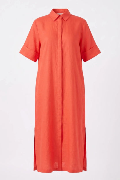 Ленена дълга рокля с прилепнал силует VIPART VIPART Roberto Fashion Store Dress VPR0907DRSSLMLNG-38 38