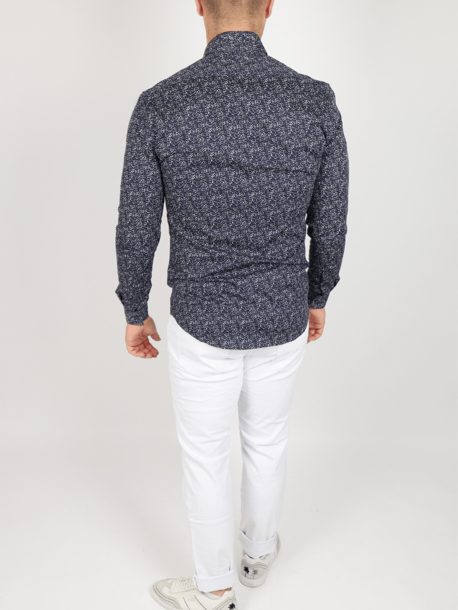 Мъжка Риза, Син Roberto Fashion Store Shirt K10K1078530G238 38 Navy