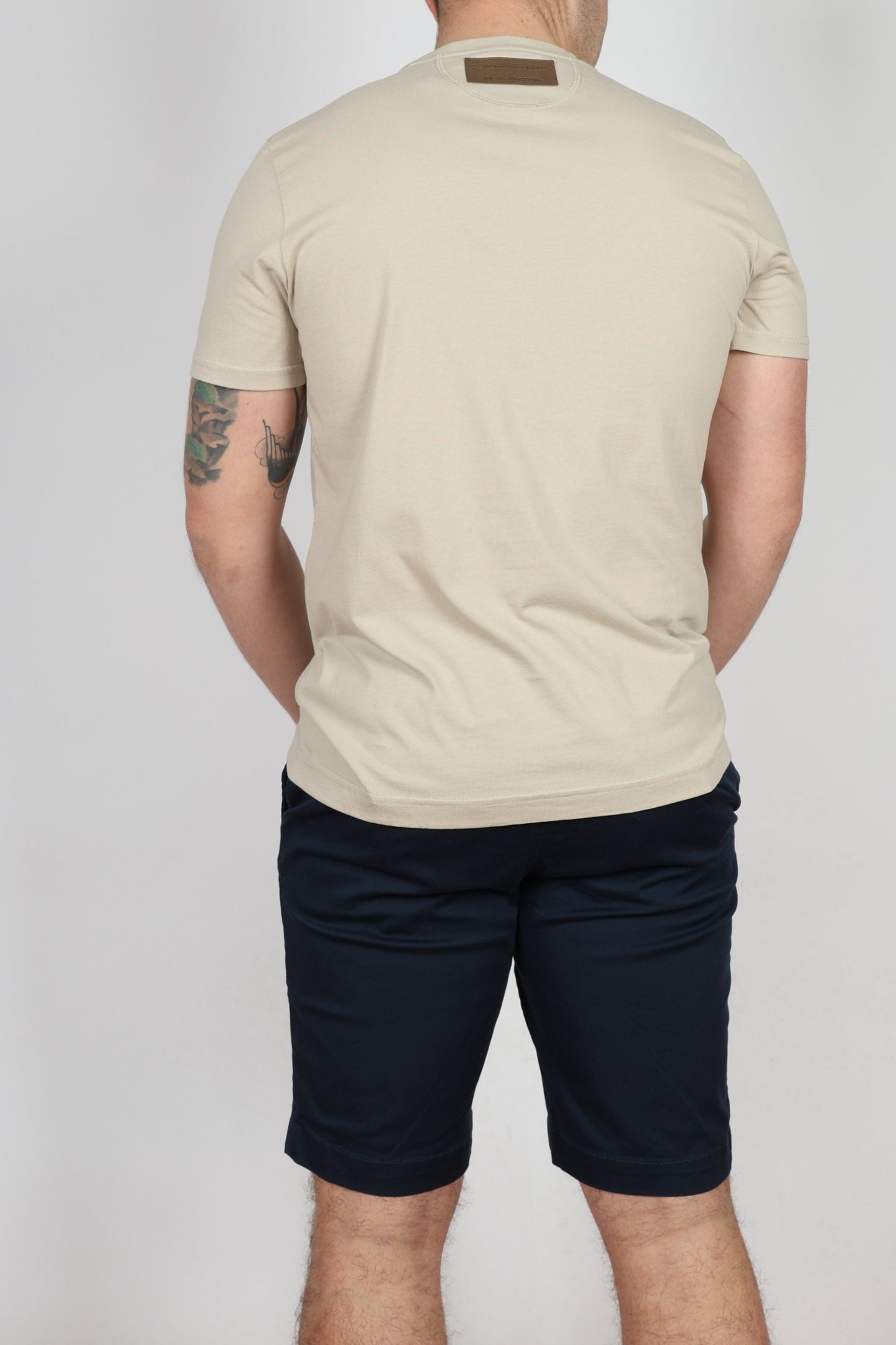 Мъжка Тениска, Бежов Roberto Fashion Store T-shirt YMRH31JS20604114 L Beige