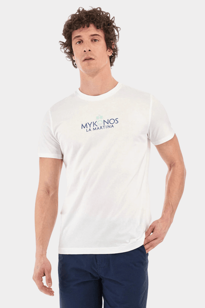 Мъжка Тениска, Зелен & Бял Roberto Fashion Store T-shirt YMR605JS39507163 S Green