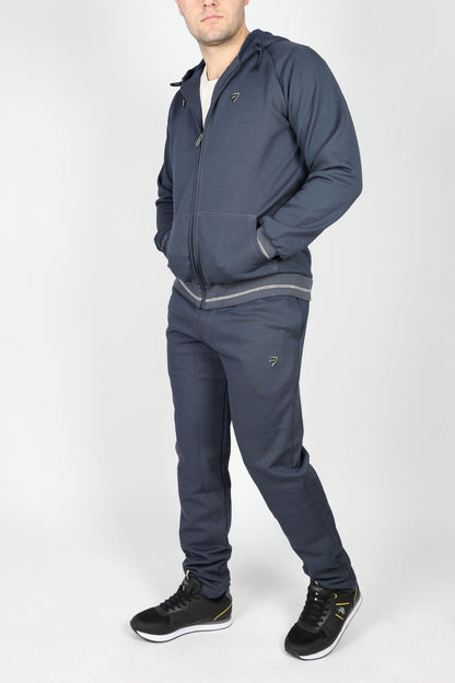 Мъжки Анцуг, Син, Сив & Кафяв Roberto Fashion Store Tracksuit ROBETRACKSUI00003 M Navy