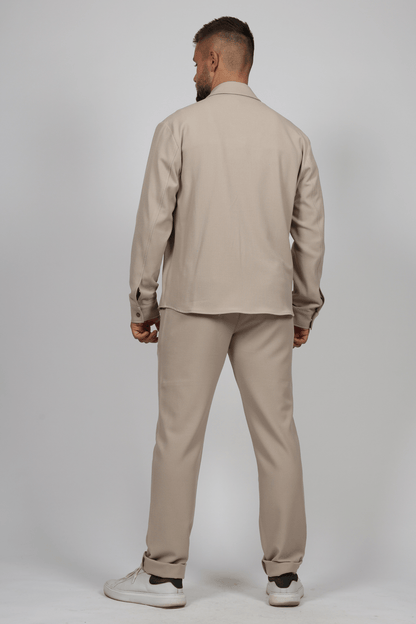 Men's 2-piece set, Beige