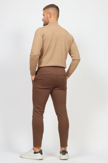 Мъжки Панталон, Кафяв Giotelli Roberto Fashion Store Sneakers GIO1111TRSBRWSLM30 30 Кафяв