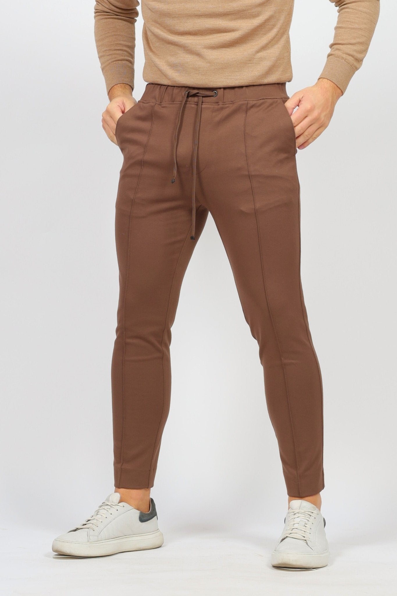 Мъжки Панталон, Кафяв Giotelli Roberto Fashion Store Sneakers GIO1111TRSBRWSLM30 30 Кафяв