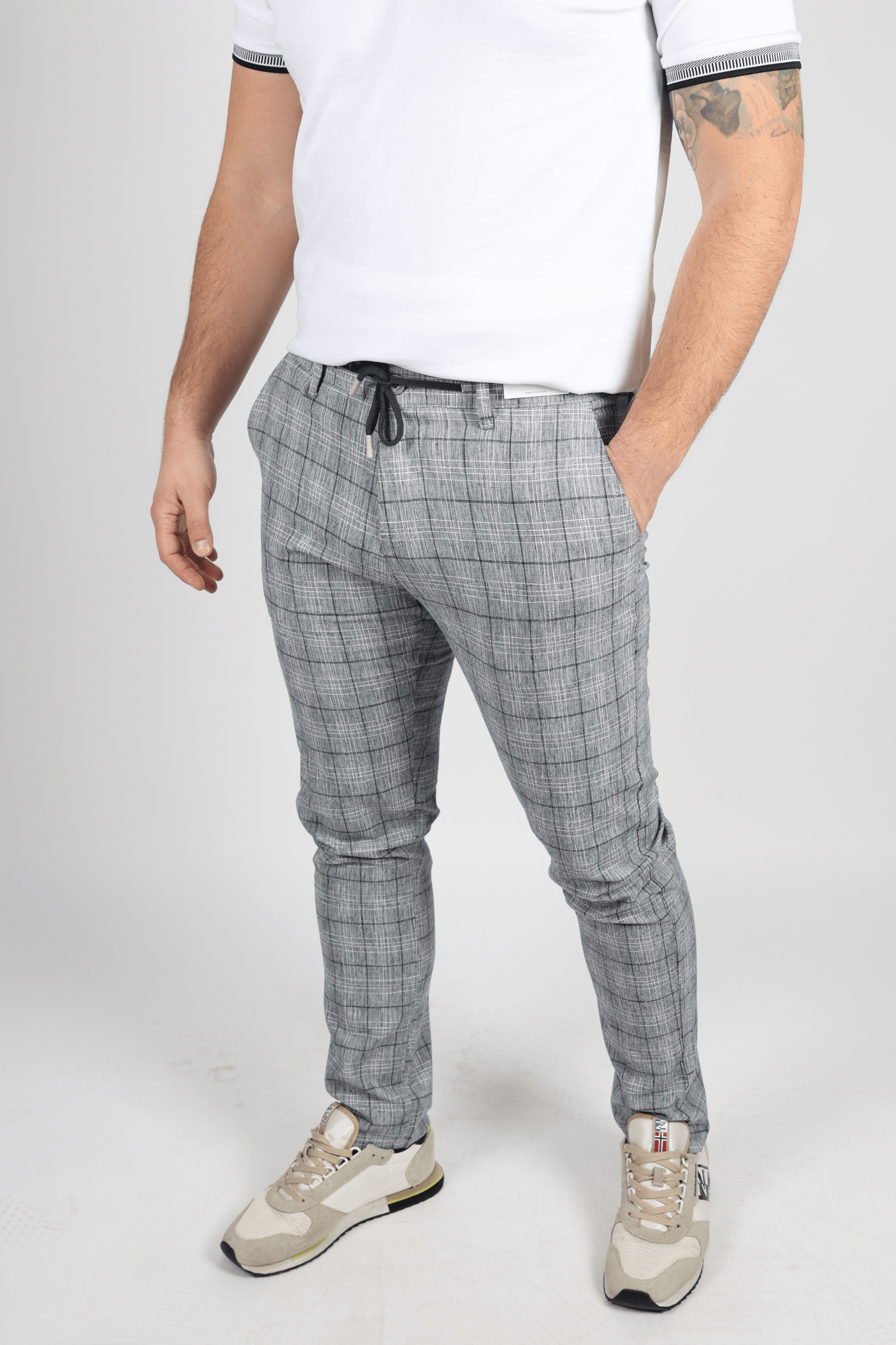 Мъжки Панталон, Сив Roberto Fashion Store Trousers RBRFTRSGRY120331 W31