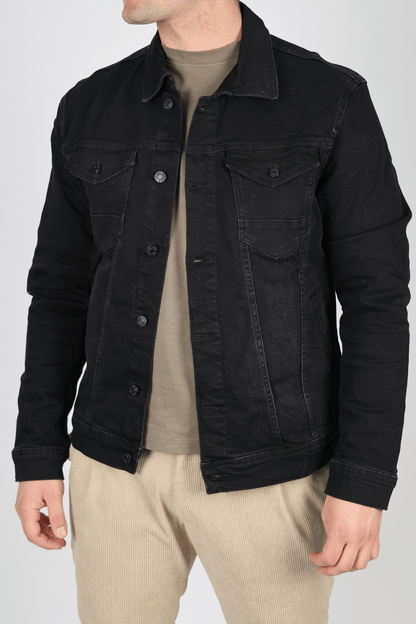 Мъжко Дънково Яке, Черен Roberto Fashion Store Jacket M9RN14D42M9S S INTL Black