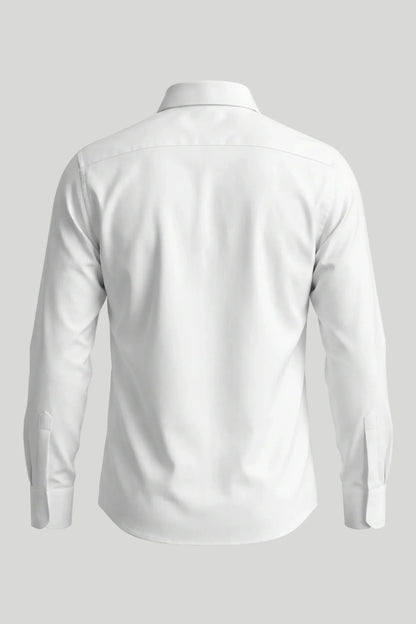 Herren-Stretchhemd aus Bambusviskose – Weiß Boston Roberto Fashion Store T-Shirt MAY83300300-39 39