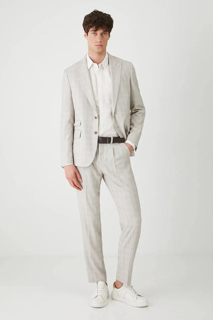 Мъжка ленена риза за плаж в бял цвят Medicine Roberto Fashion Store Shirt RS25KDM090-00X-S S