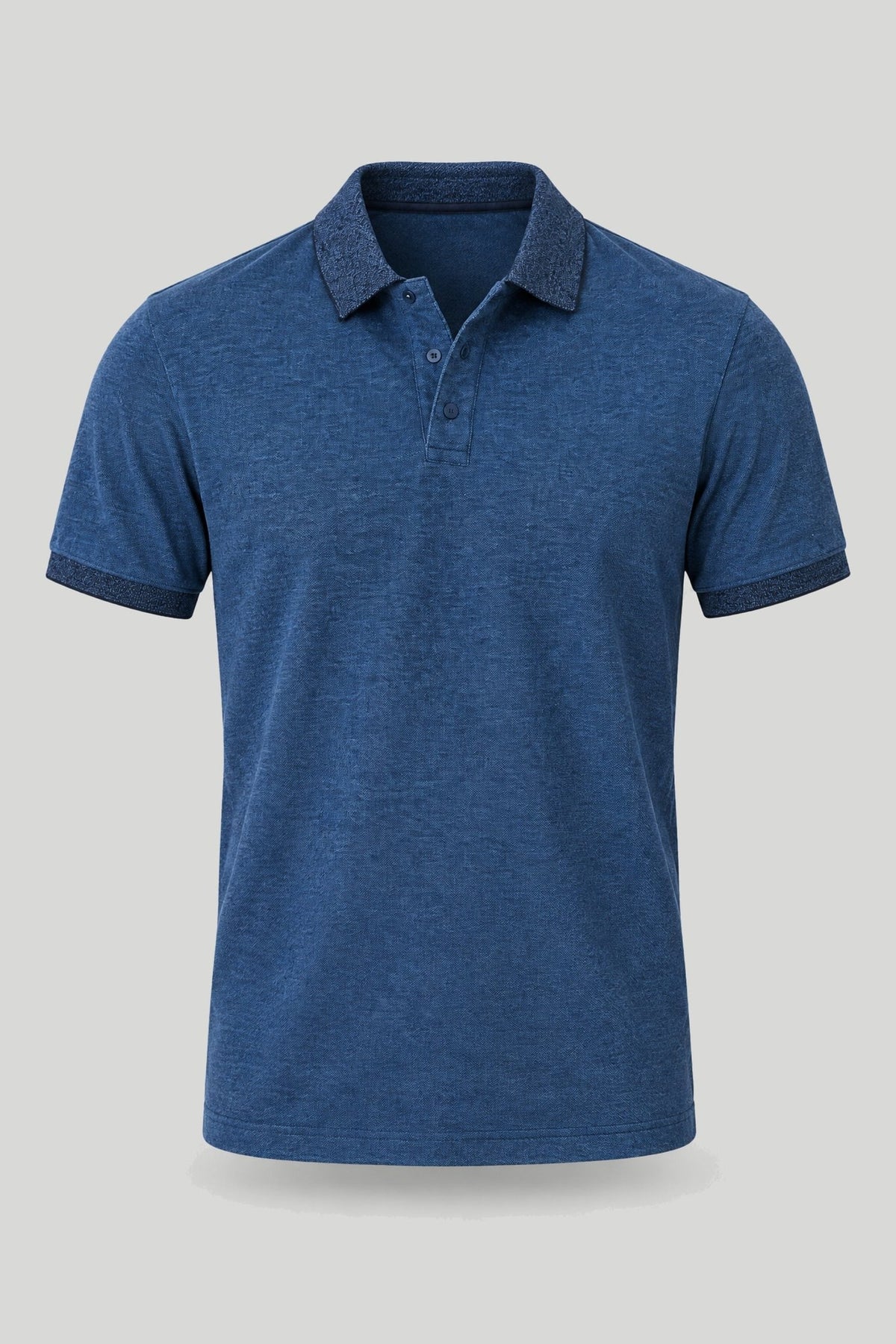 Мъжка поло тениска за всякакви поводи в син цвят Medicine Roberto Fashion Store T-shirt RS25POMA01-55M-M M