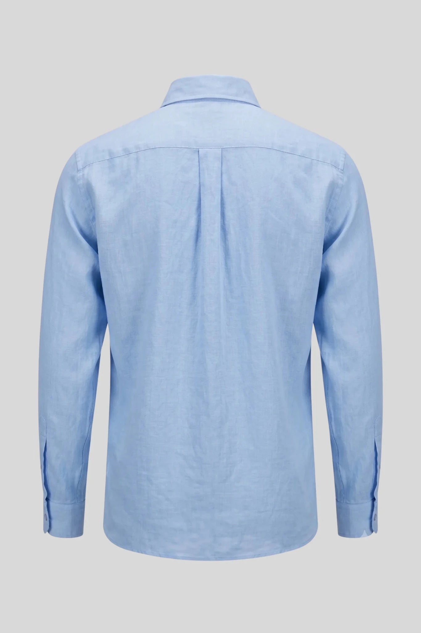 Мъжка риза от 100% памук с дълъг ръкав, светлосиня Roberto&Co Roberto Fashion Store Shirt MCM0808SHRBLULNNM M