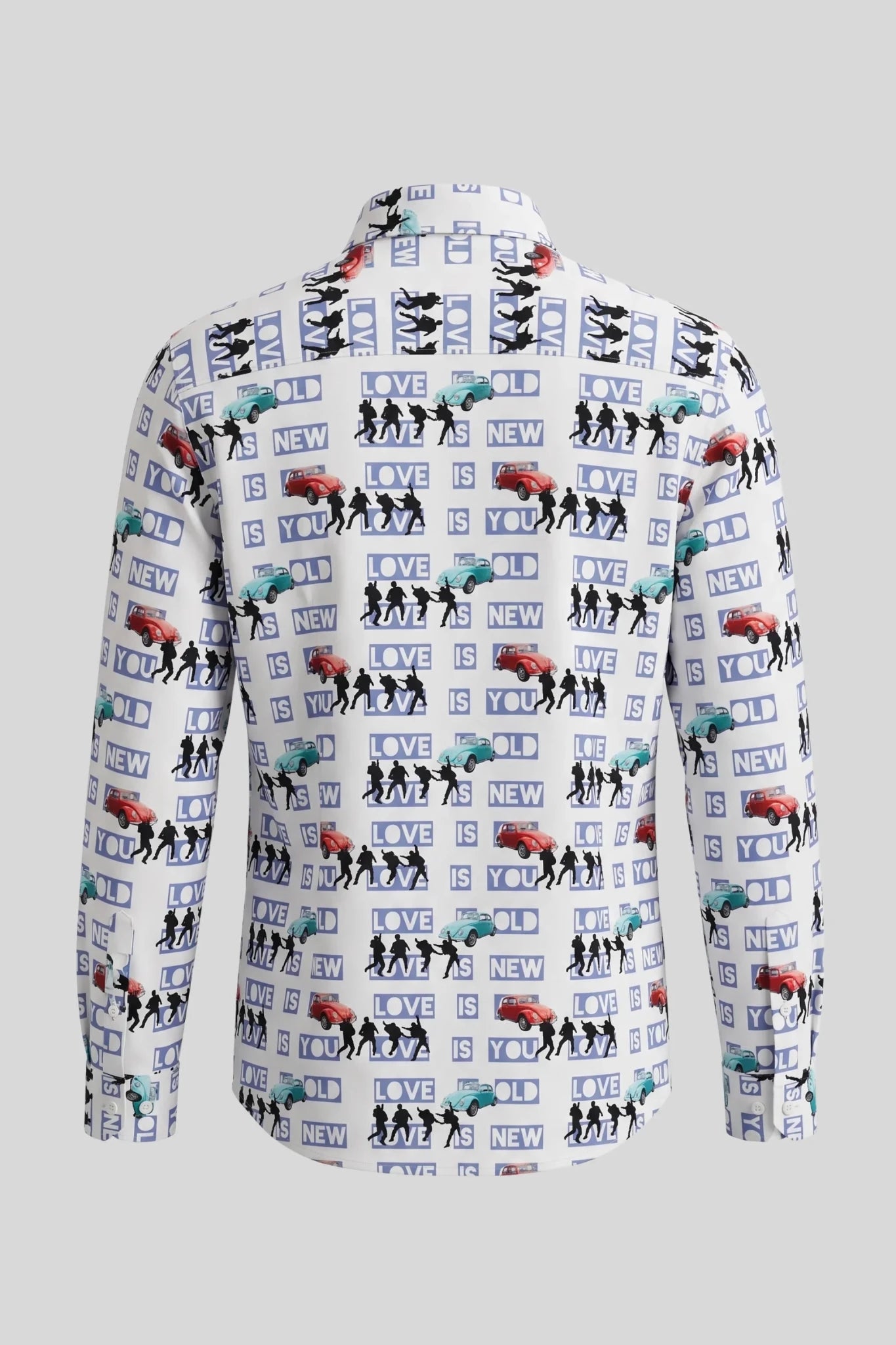 Мъжка риза с дълъг ръкав, бяла Roberto&Co Roberto Fashion Store Shirt MCM0808SHRWHYCARM M
